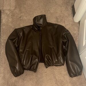 ALO cropped Bomber NWOT